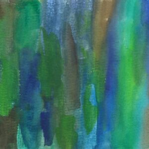 Forest Map Watercolor